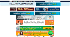 Desktop Screenshot of iklankotalemank.com