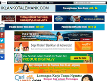Tablet Screenshot of iklankotalemank.com